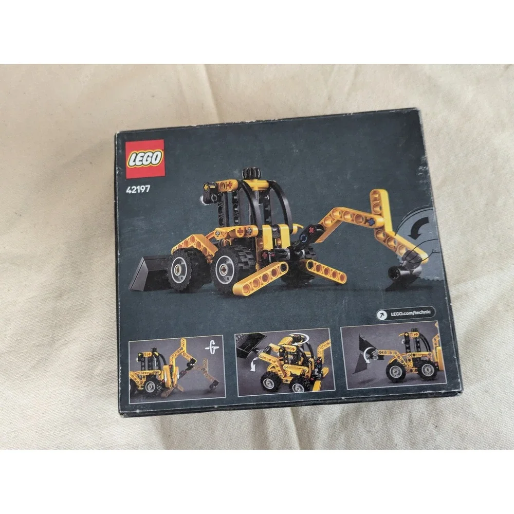 LEGO Technic Backhoe Loader 42197 Building Toy Set 104 Pieces NEW
